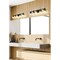 Z-Lite Lauren Vanity, 5-Light, 39 In.W x 6.5 In.L x 8.5 In.H, Matte Black/Clear 819-5V-MB - alternate 7